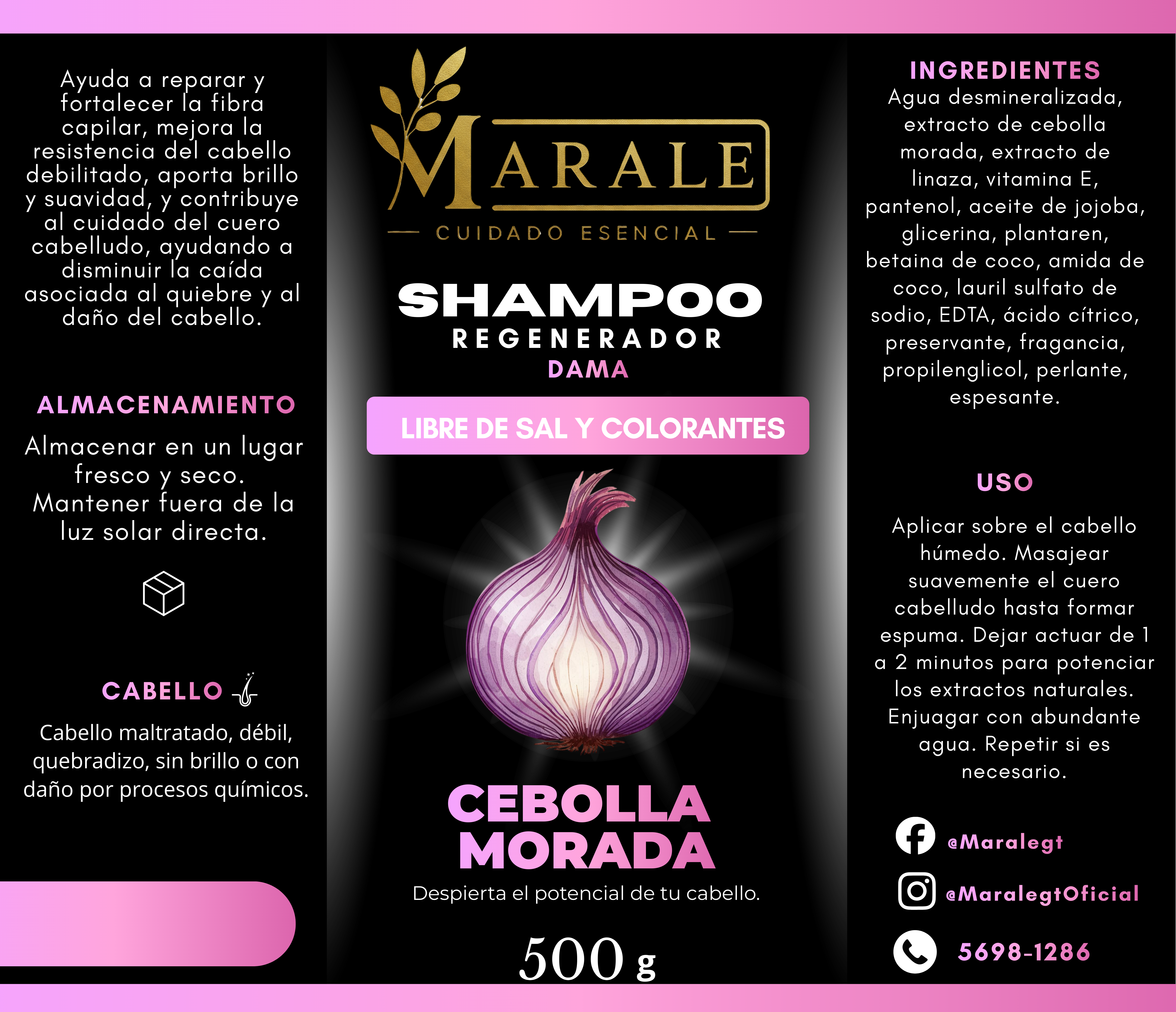 Shampoo Té Verde y Romero